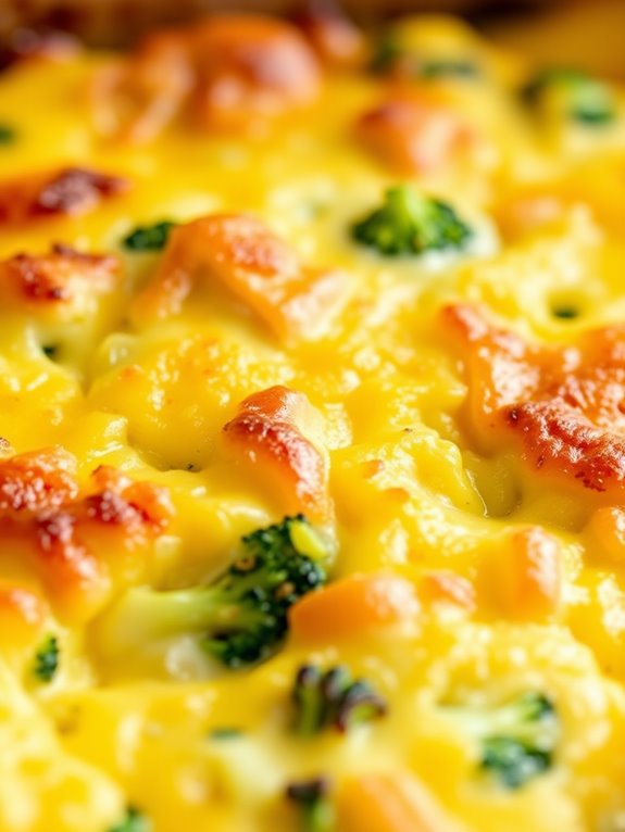 broccoli cheddar egg dish