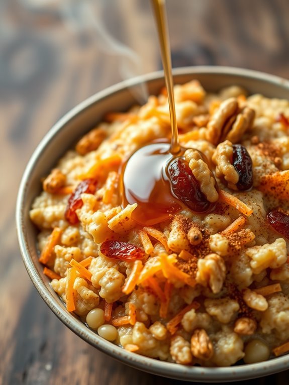 carrot apple flavored oatmeal