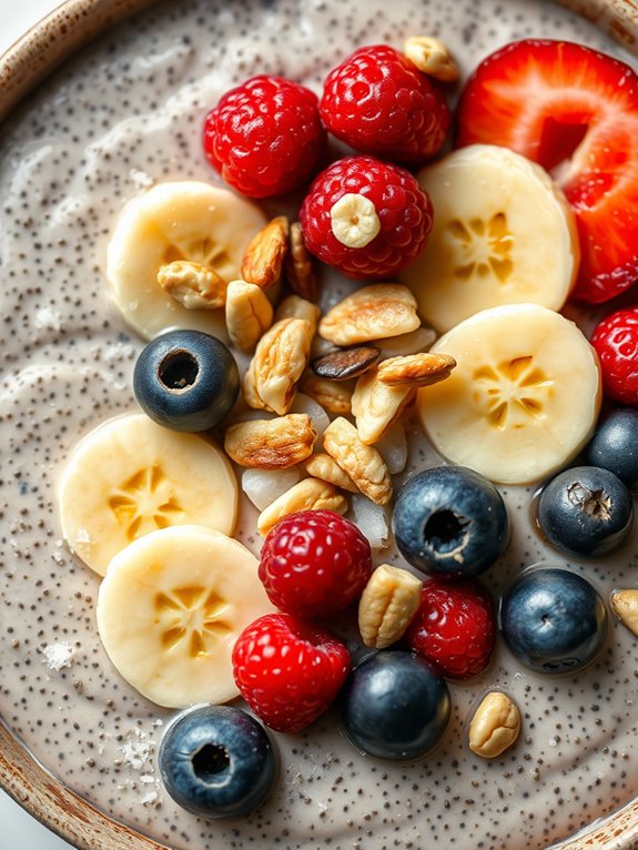 chia pudding soaked overnight