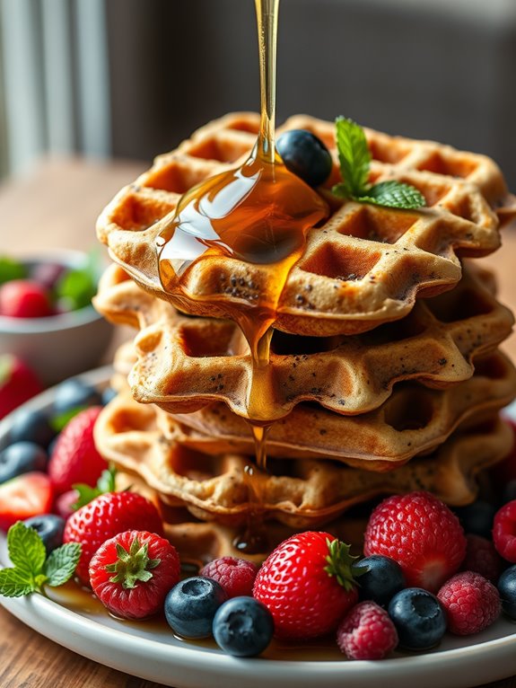 chia seed waffle recipe