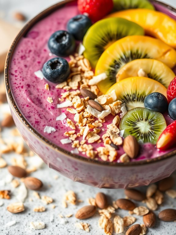 coconut milk smoothie bowl
