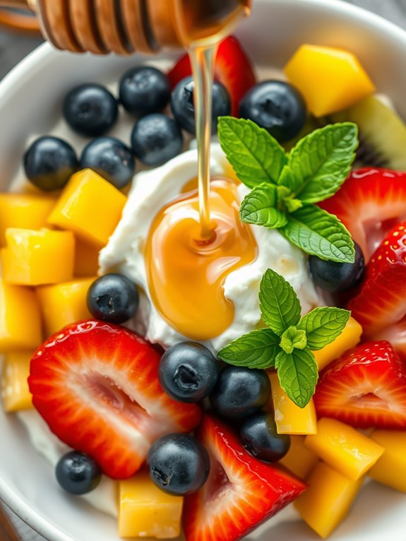 cottage cheese with fruit