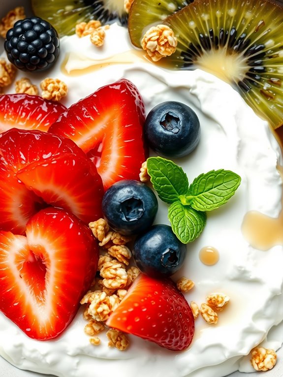 cottage cheese with fruit