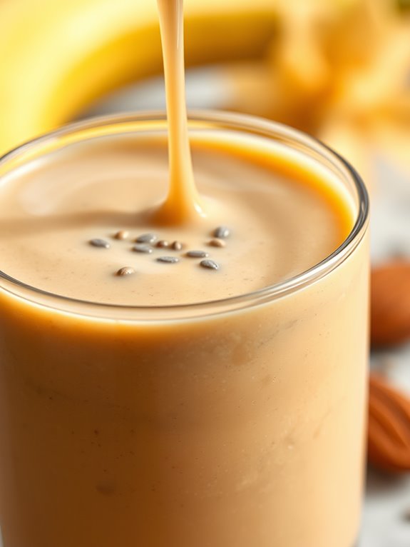 creamy almond butter smoothie