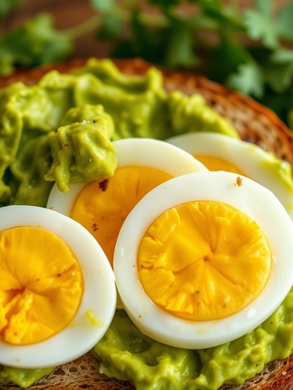 creamy avocado on toast