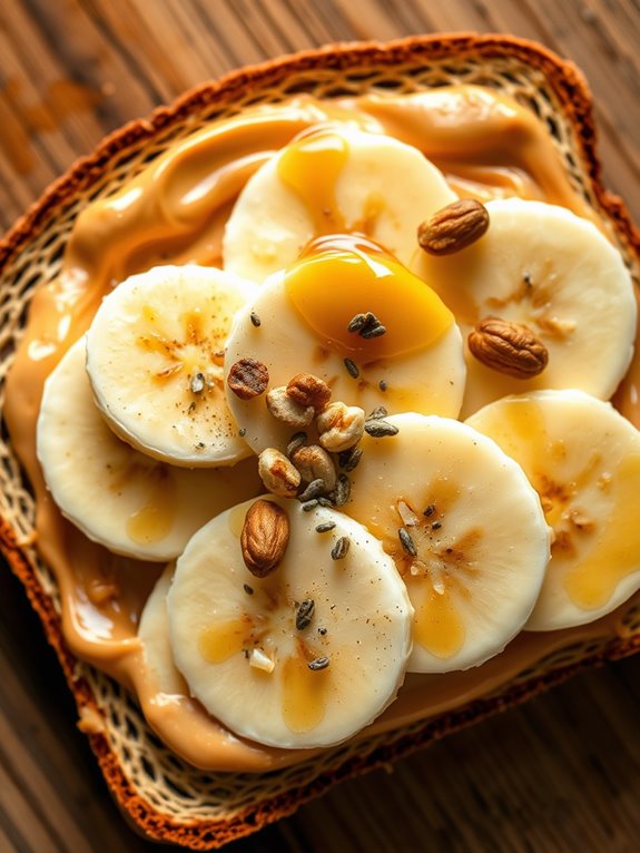 creamy spread on bread