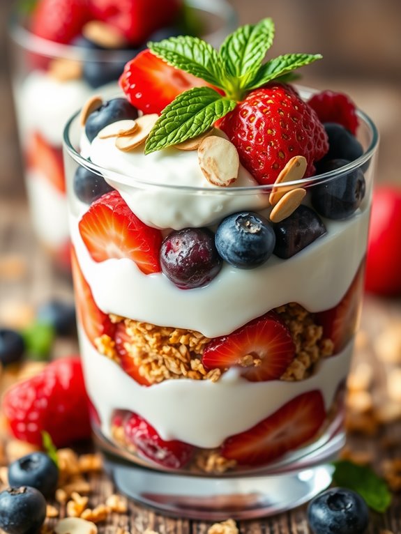 creamy yogurt layered delight