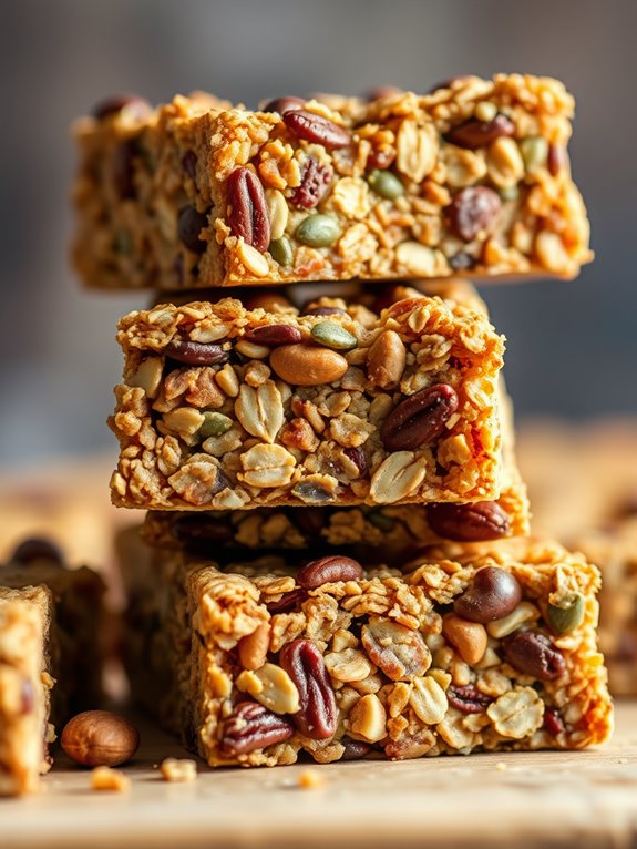 delicious homemade nutty bars