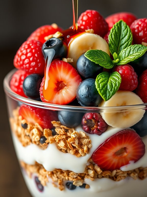 delicious layered yogurt dessert