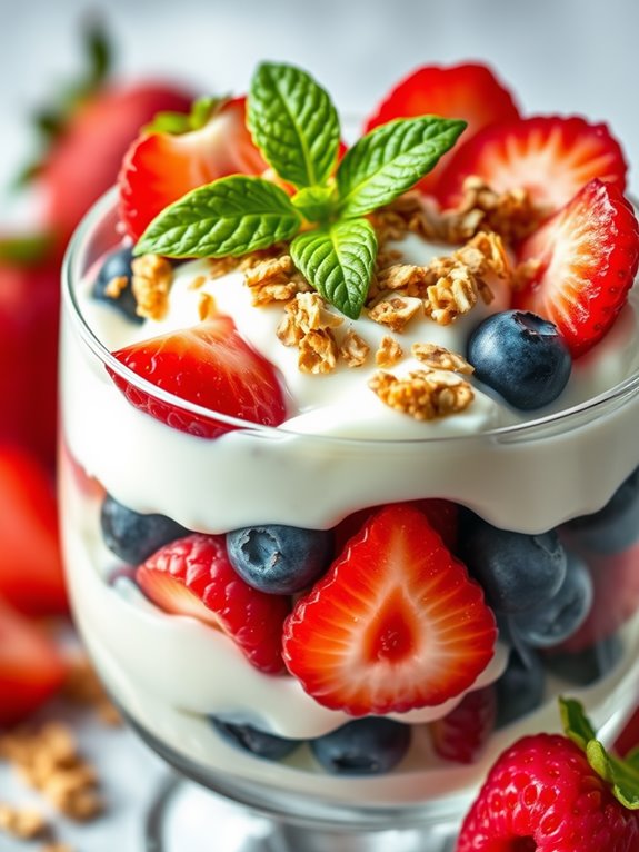 delicious layered yogurt treat