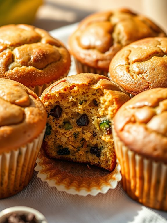 delicious zucchini bread muffins