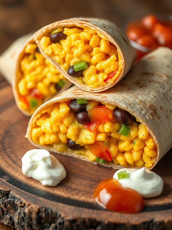 healthy breakfast burritos recipe