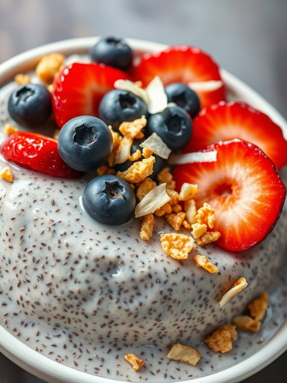 healthy chia seed dessert