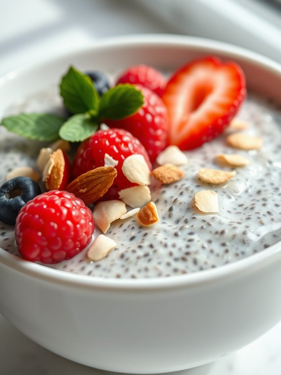 healthy chia seed dessert