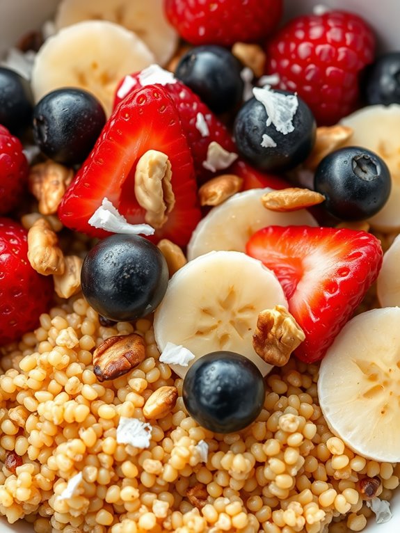 healthy quinoa breakfast bowls