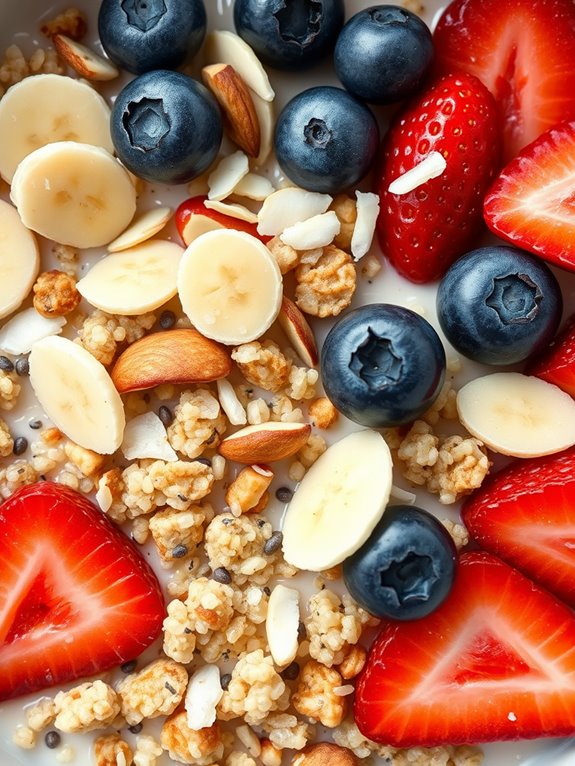 healthy quinoa morning meal