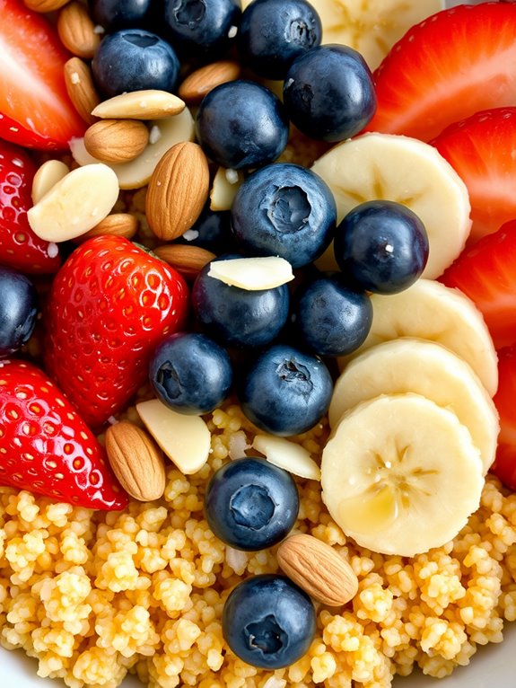 healthy quinoa morning meal