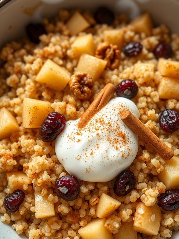 nutritious apple cinnamon dish
