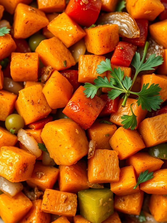 savory sweet potato dish