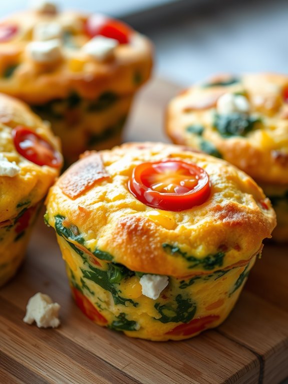 savory vegetable egg muffins