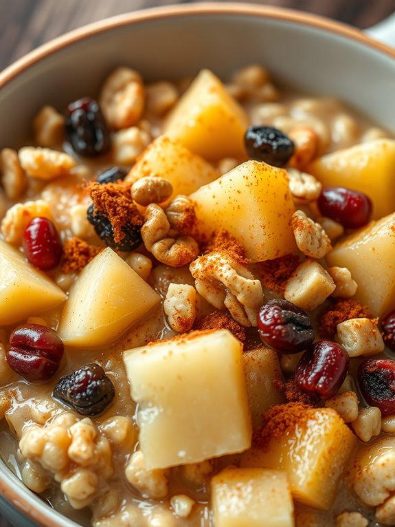 warm spiced breakfast bowl