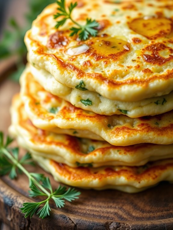 zucchini based savory pancakes recipe